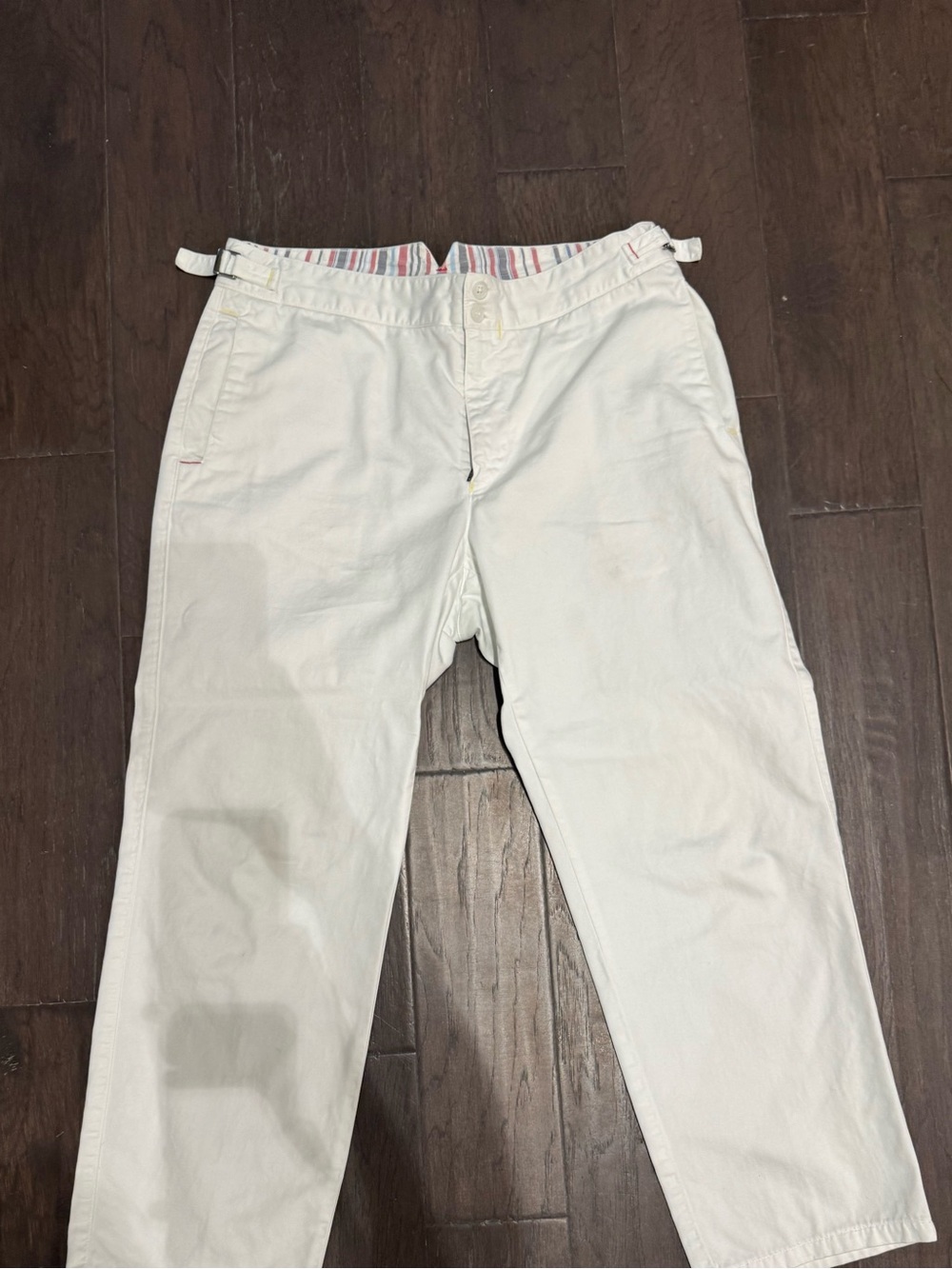 Faconnable White Casual Pants